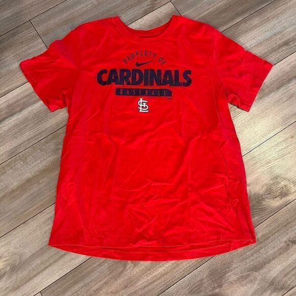 Nike St. Louis Cardinals MLB Red Shirt Men XL‎ Bin E-13 - Picture 1 of 4